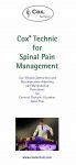 Cox Technic for Spinal Pain Management
