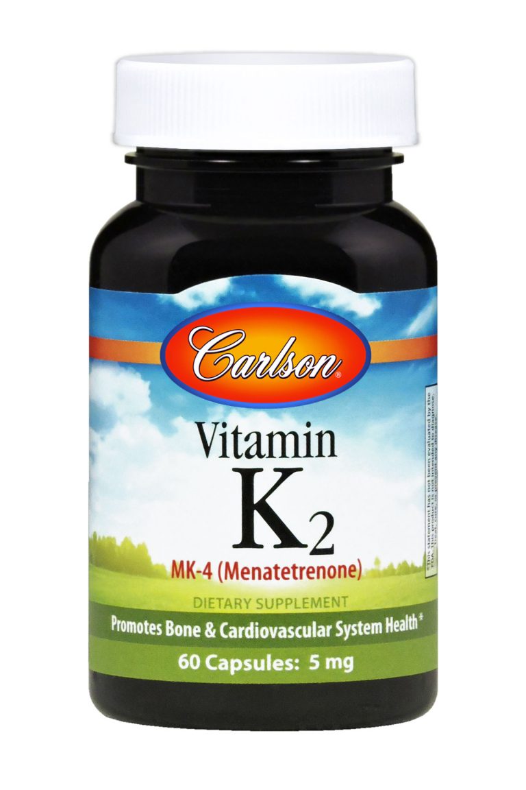 Vitamine K2 (MK-4) Carlson Labs 5 Mg - Boîte De 60 Gélules, Usage Quotidien