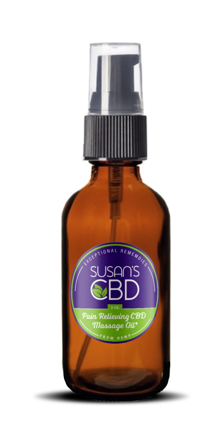 Hemp CBD Natural Massage Oil 300 mg of CBD per ounce