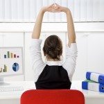 Stand up for your spine with desk yoga