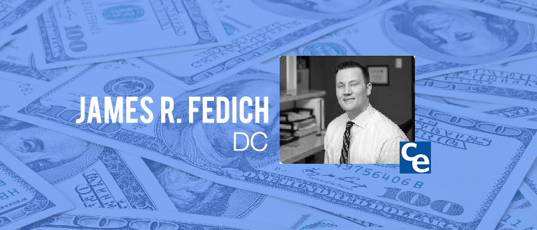 Welcome to the, Future Adjustment Chiropractic Economics, our guest today is James Fedich, DC, author of Secrets of the A Million Dollar Clinic.