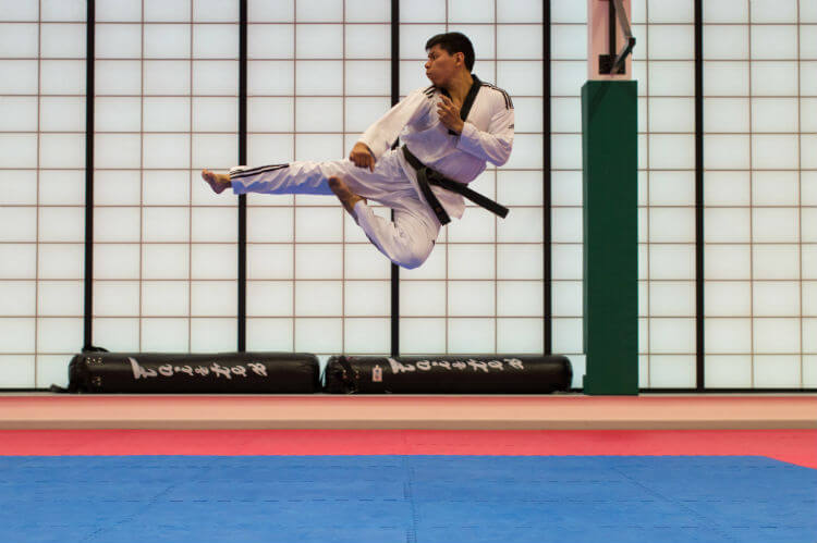 A martial arts athlete who needs  martial arts chiropractic care