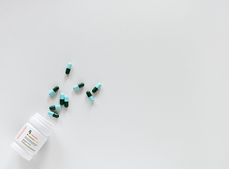 A bottle of pills that contribute to the opioid epidemic 