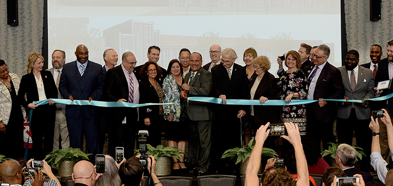 Gelardi Student Center ribbon-cutting