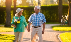 couple walking