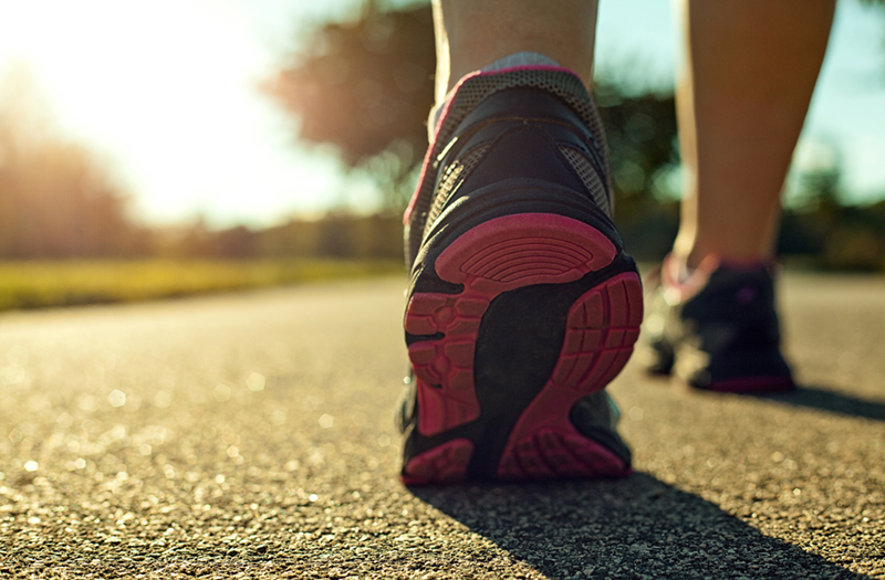walk one hour a day