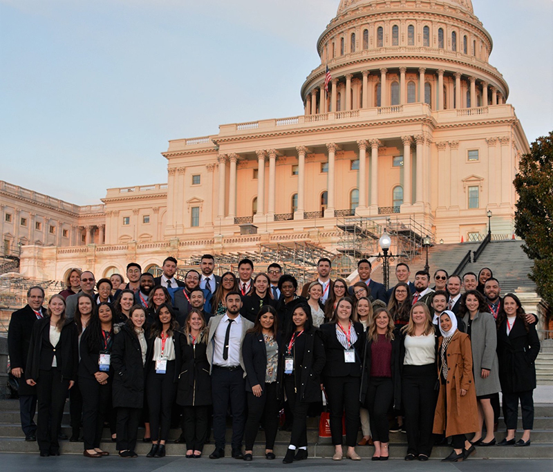 ACA conference attendees visiting Capitol Hill