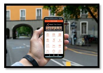 Kanvas app on a mobile phone