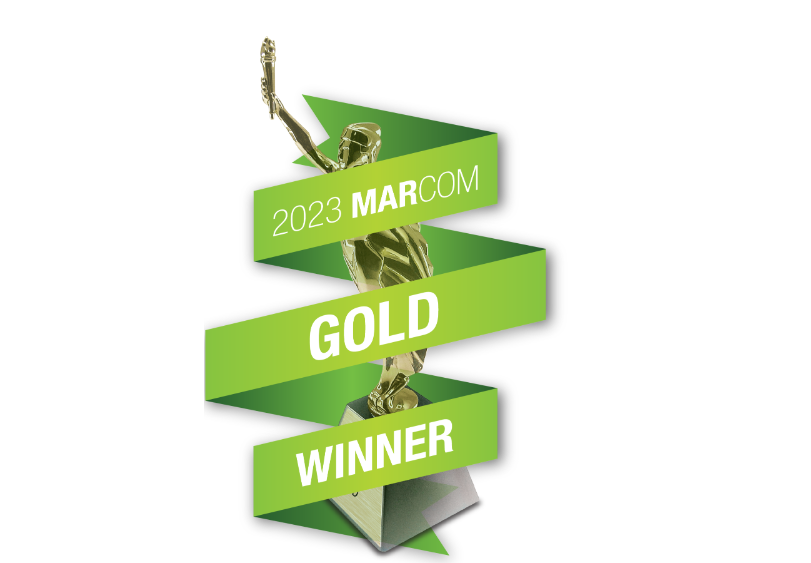 Marcom gold award logo