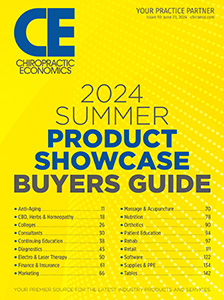 Chiropractic Economics Issue 10 2024, Summer Product Showcase and Buyers Guide