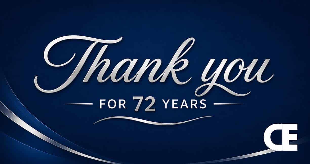 thank you for 72 years