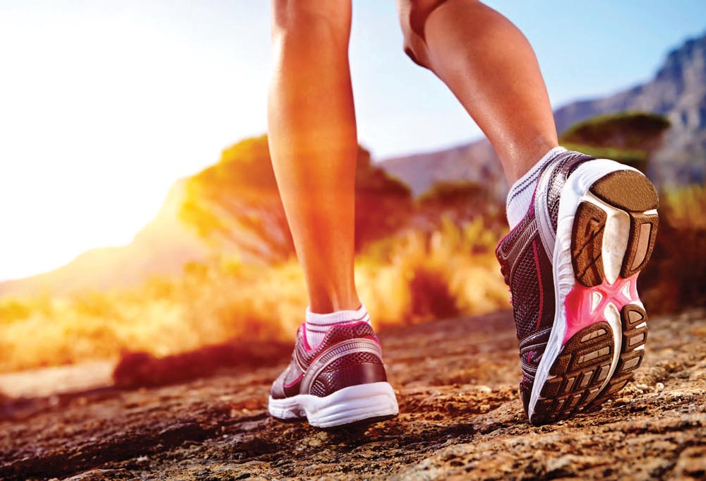 Walking gait cycle