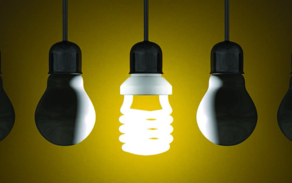 bright lightbulb among dull ones, differentiate your practice